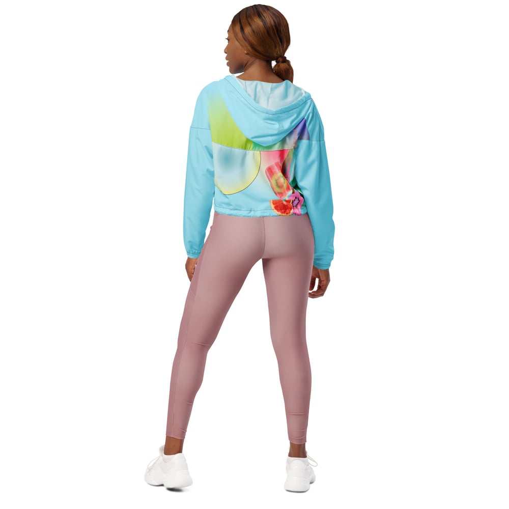 Image of Oh So Sweet cropped windbreaker