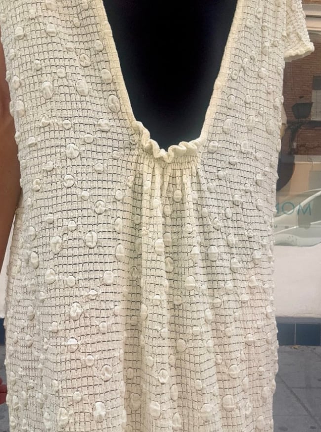 ECRU KNIT COACHELLA KAFTAN