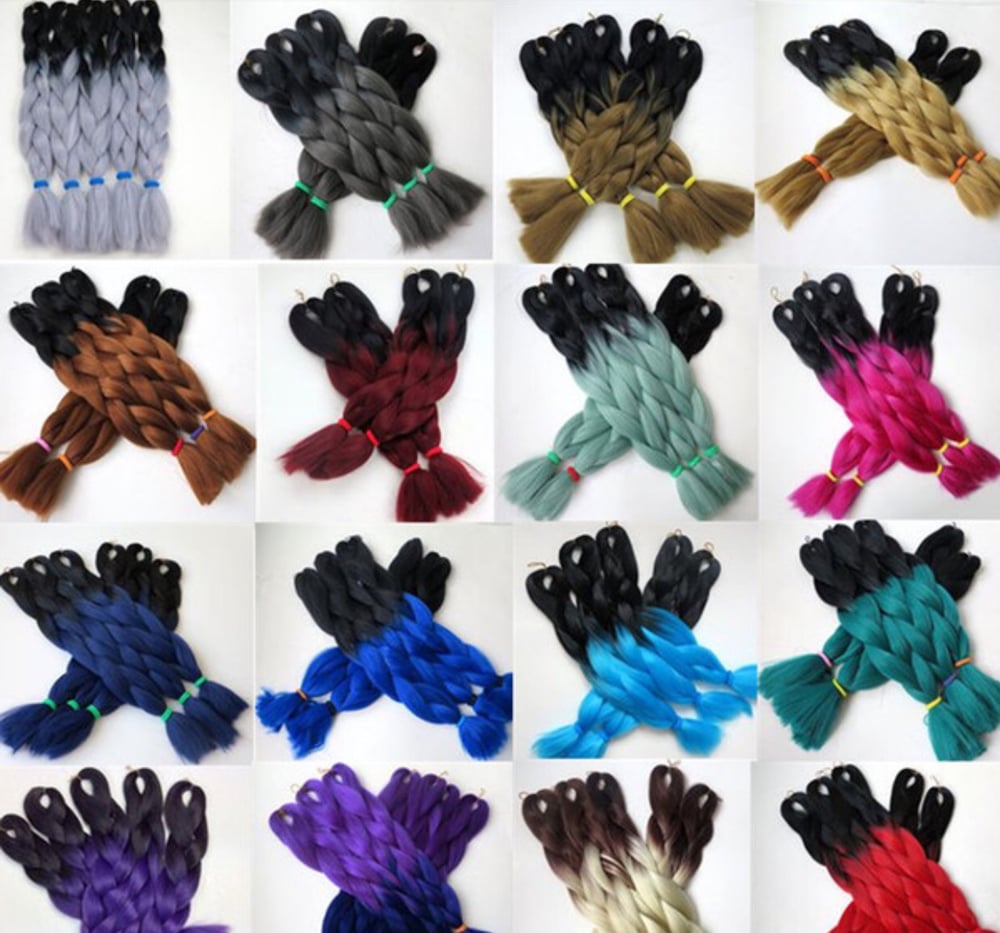 Image of Kanekalon Ombré Braiding Hair