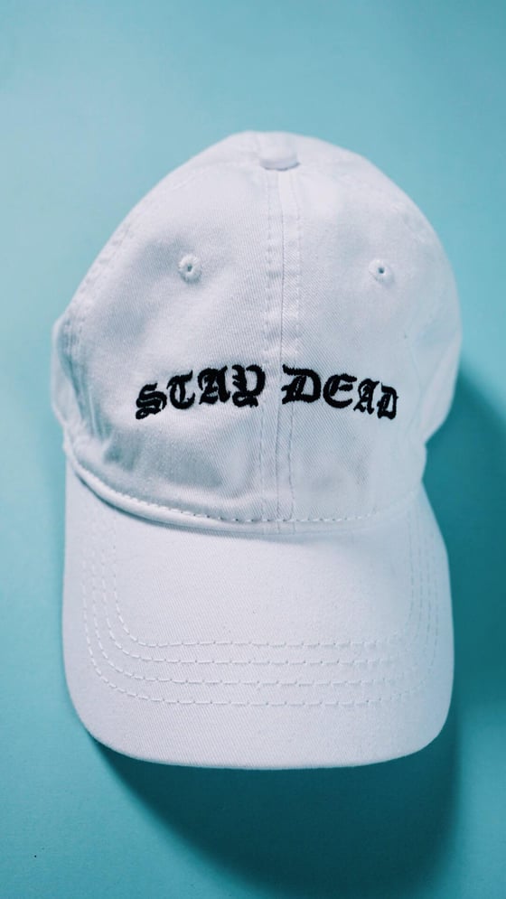 Image of Stay Dead Dad Hat (White)