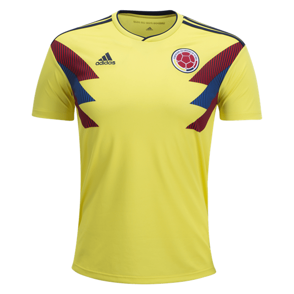 Image of Colombia 2018 World Cup Home Jersey 