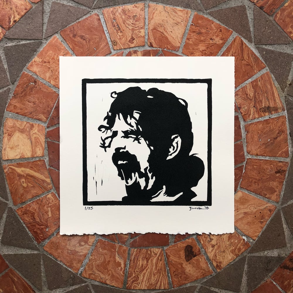 Image of Frank Zappa print