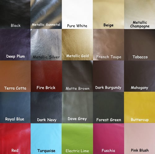 Image of Leather Zipper Pull / Mini Tassel Accessory / Handbag Tassel Charm - Choice of Leather Color