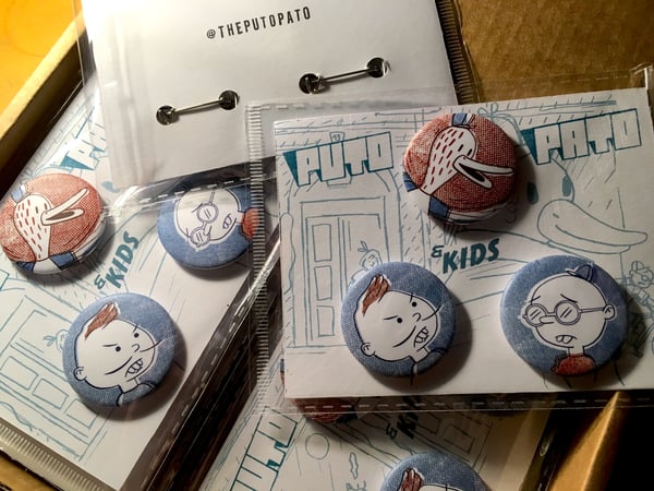 Image of Chapas / Badges / Puto Pato & Kids