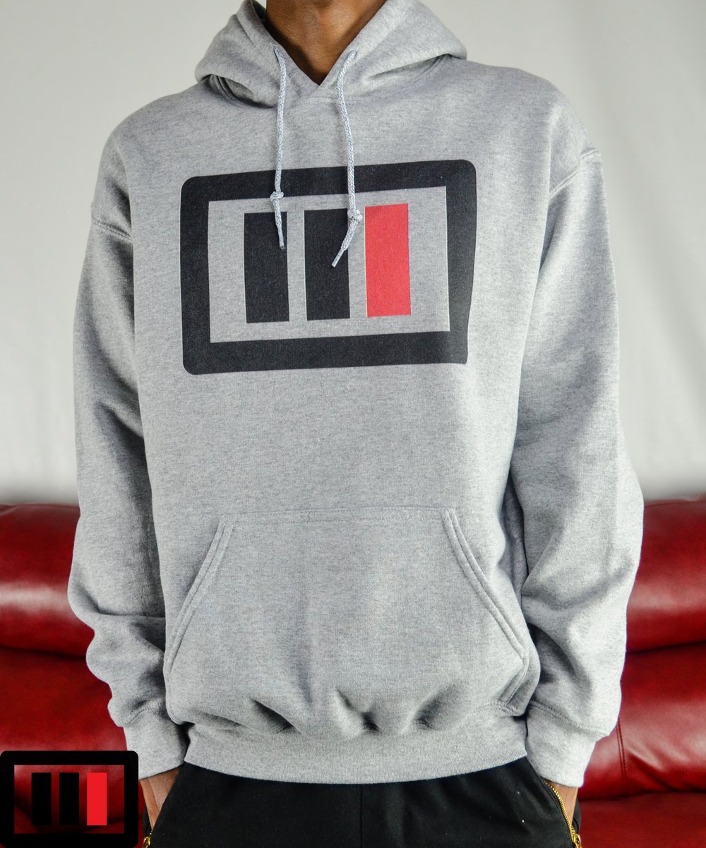 Image of Sports Grey Hoodie Triple Double Black/White OG