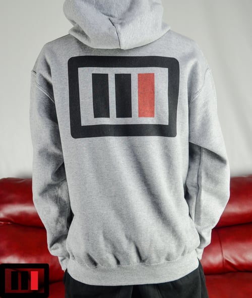 Image of Sports Grey Hoodie Triple Double Black/White OG