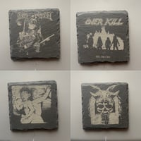 Image 1 of Metal Slate coasters