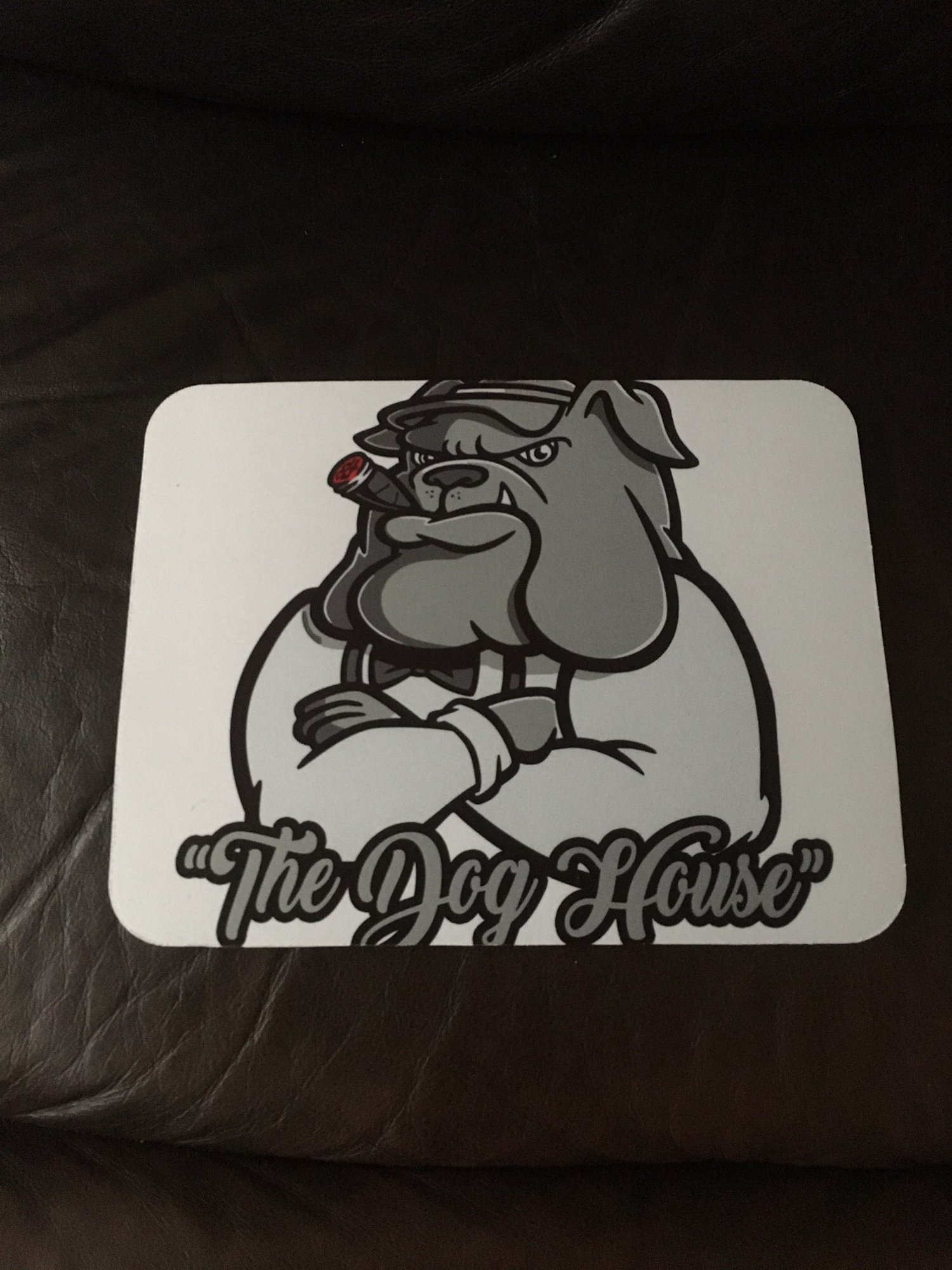 Image of Set of 4 - Dog House Smoking Club Drink Mats