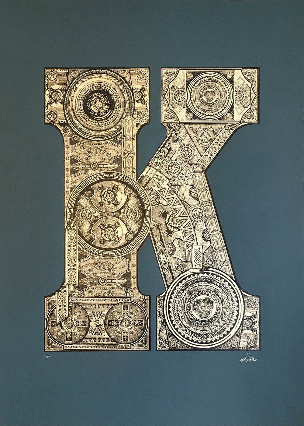 The Illustrated Letter project: 'K'