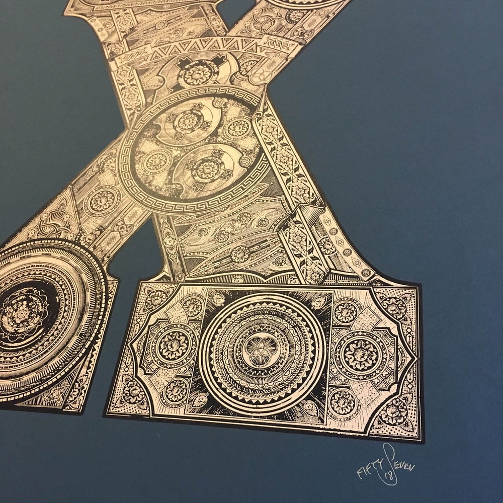 The Illustrated Letter project: 'X'