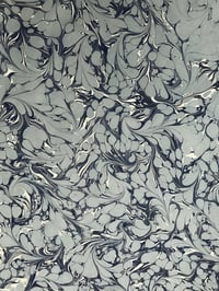 Image 5 of Marbled Paper #31 'Eau de Nil' Contemporary Marbled Design. 