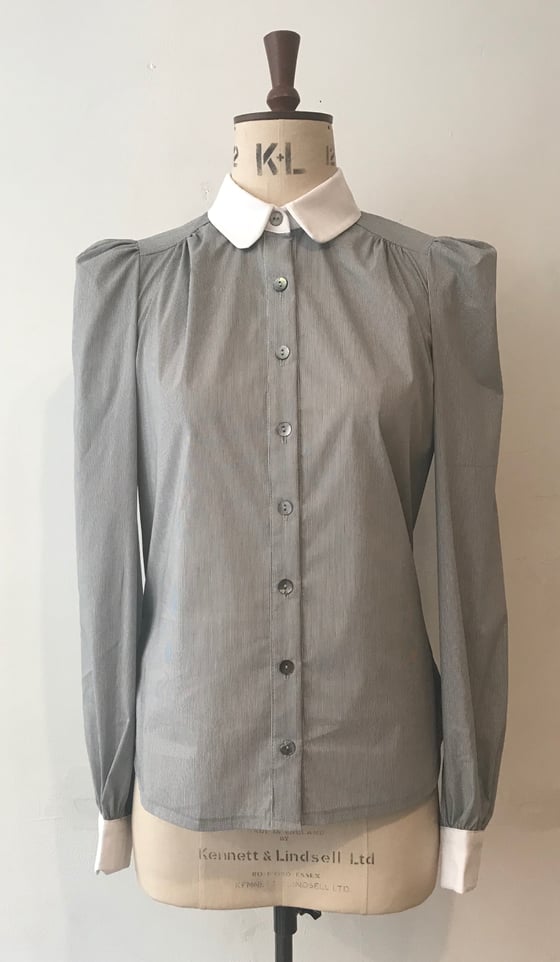 Image of Gathered Eton blouse