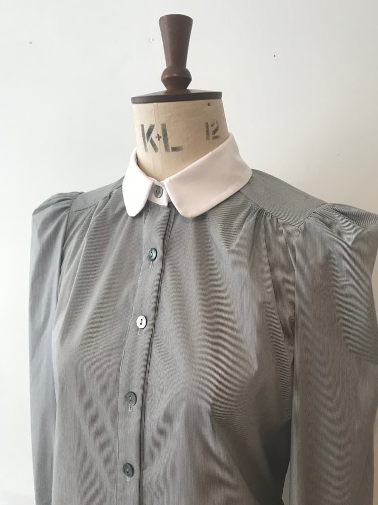 Image of Gathered Eton blouse