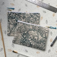 Image 1 of Cambridge map clutch purse