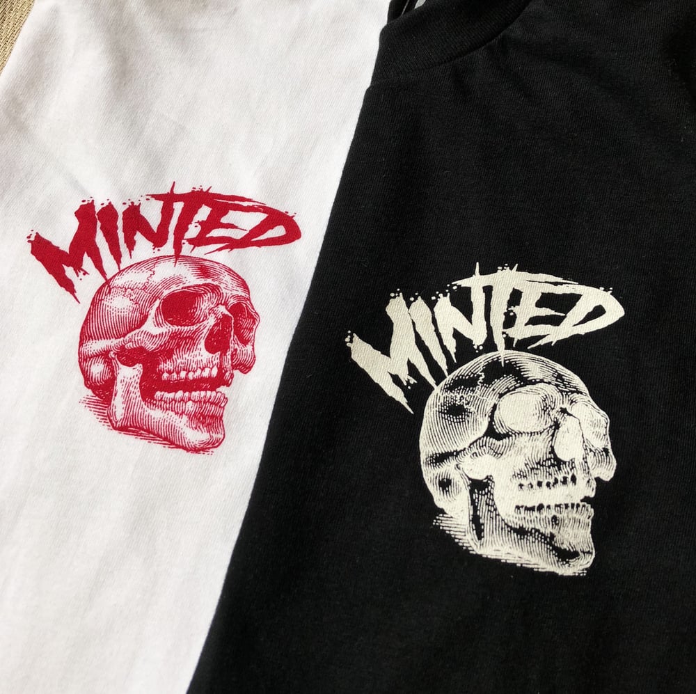 Image of Minted Skull T-shirt (Black)