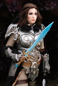 Image 1 of Skyrim Glass Sword for Cosplay, Resin, Prop, Replica