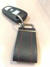 Image 1 of Faux leather key chain