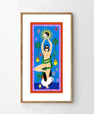 Image of Vrksasana (Tree Pose) Fine Art Print