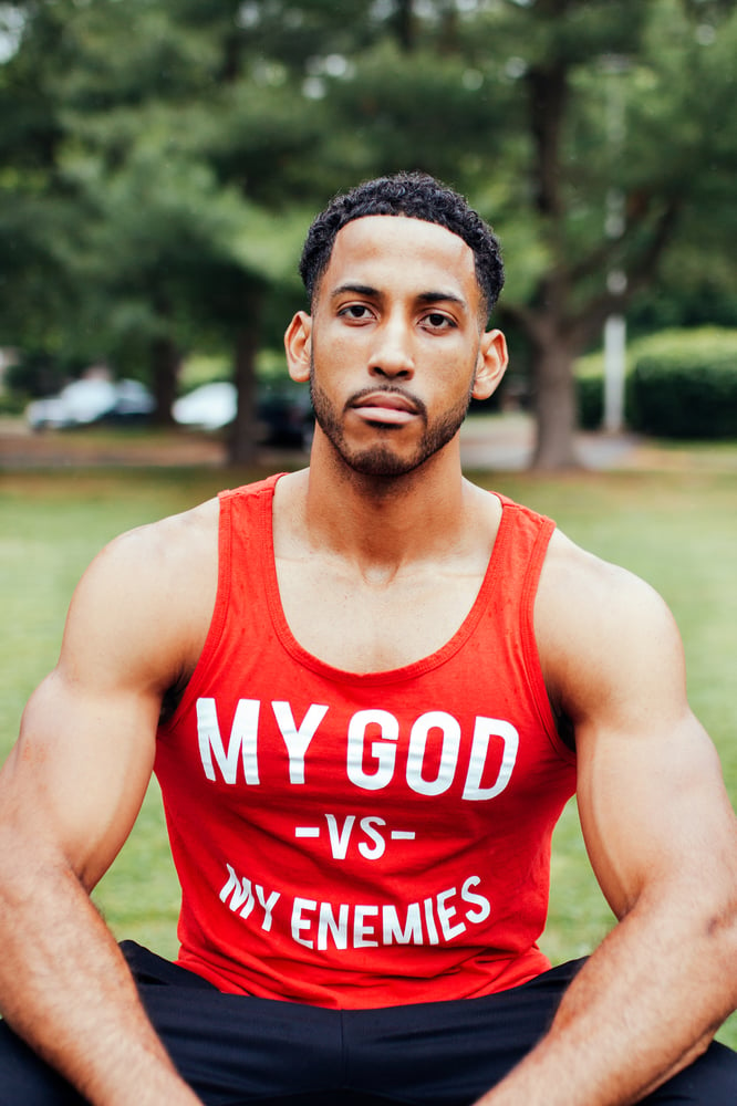 Image of Red MGVME TANK TOP
