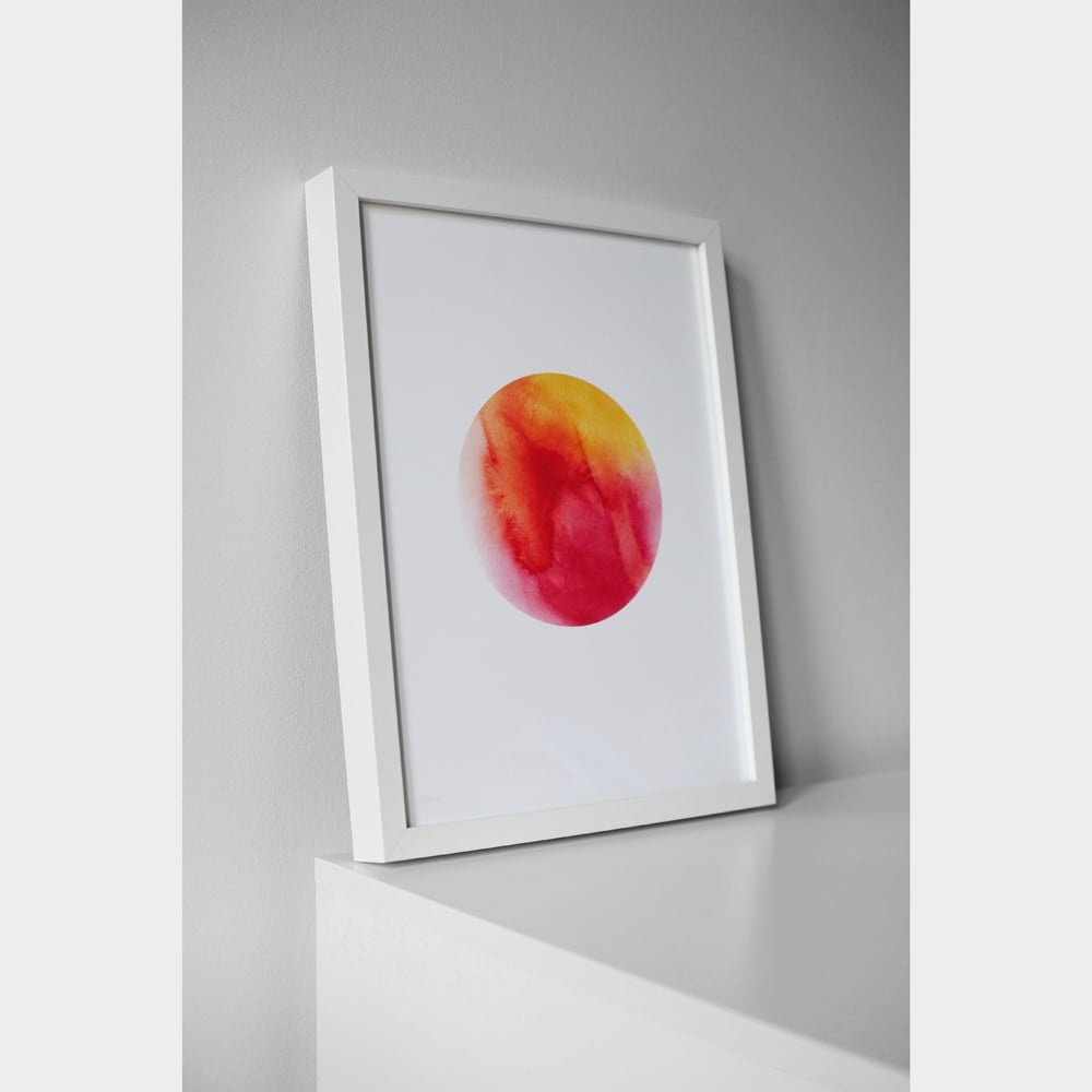 Image of Dot - Orange (A3 print)