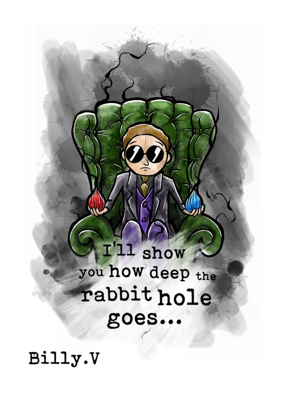 Image of Matrix Morty A4 Print