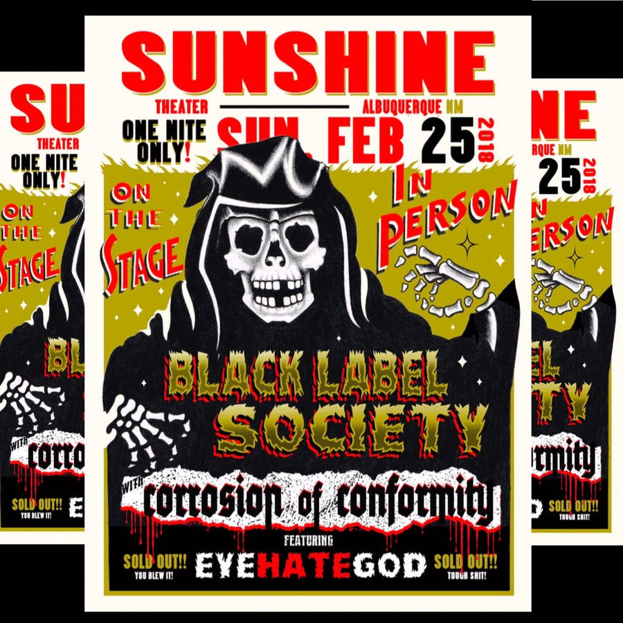 Image of Black Label Society - 2/25/18 - Sunshine Theater