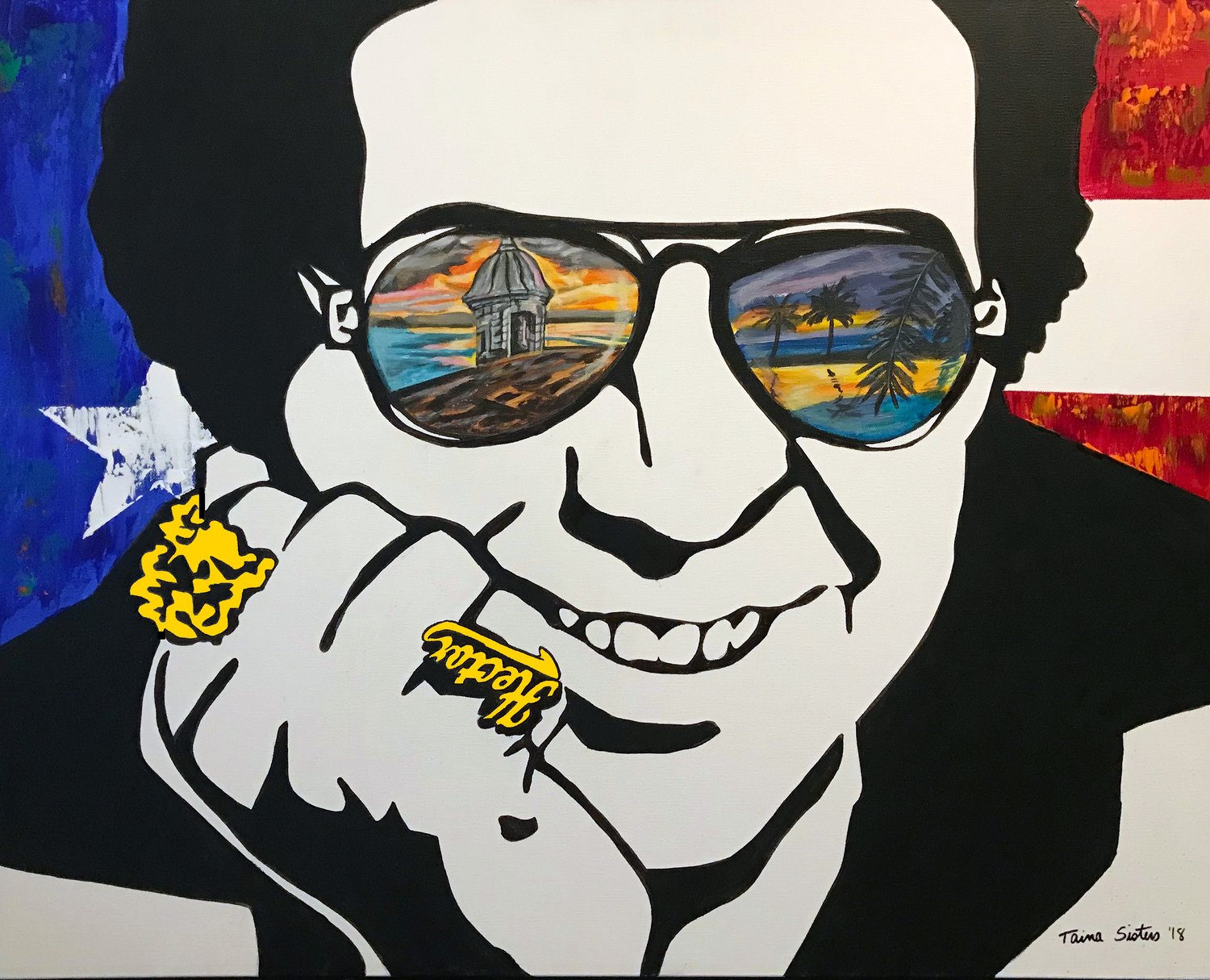 Image of Hector Lavoe Original  Painting