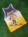 Image of Vintage Magic Johnson Los Angeles Lakers Starter Jersey (Size Medium)
