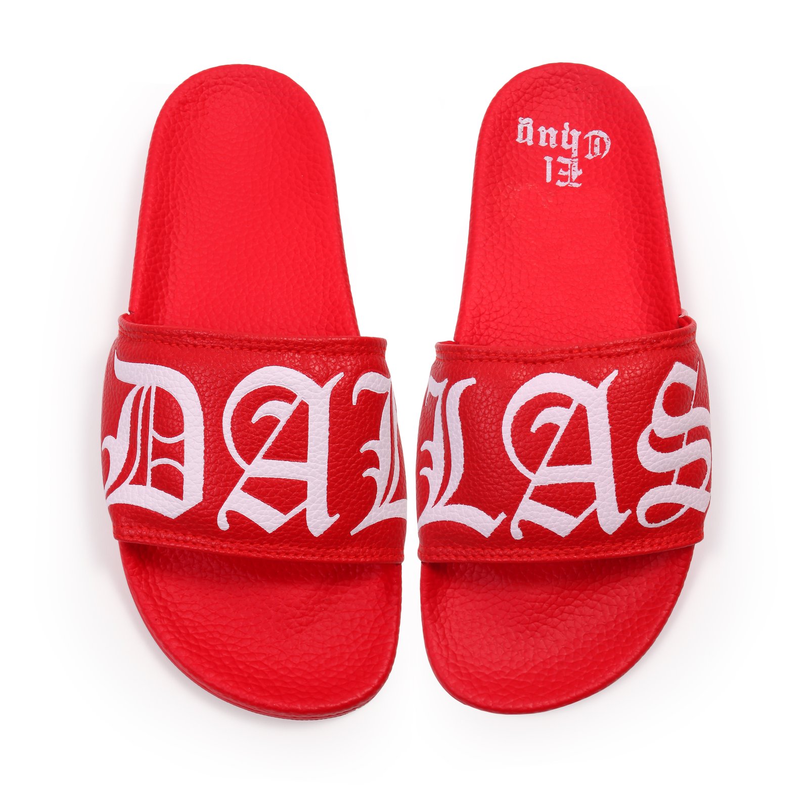 DALLAS RED SLIDES KIDS AND ADULT 