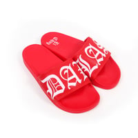 Image 3 of DALLAS RED SLIDES ADULT & KIDS (PREORDER)