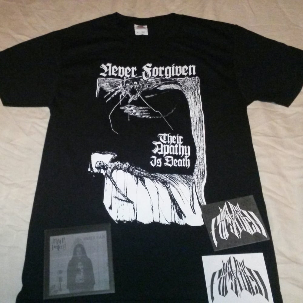 Image of NEVER FORGIVEN APATHY SHIRT BUNDLE