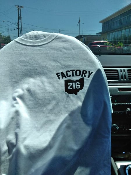 Image of Factory216 logo tee