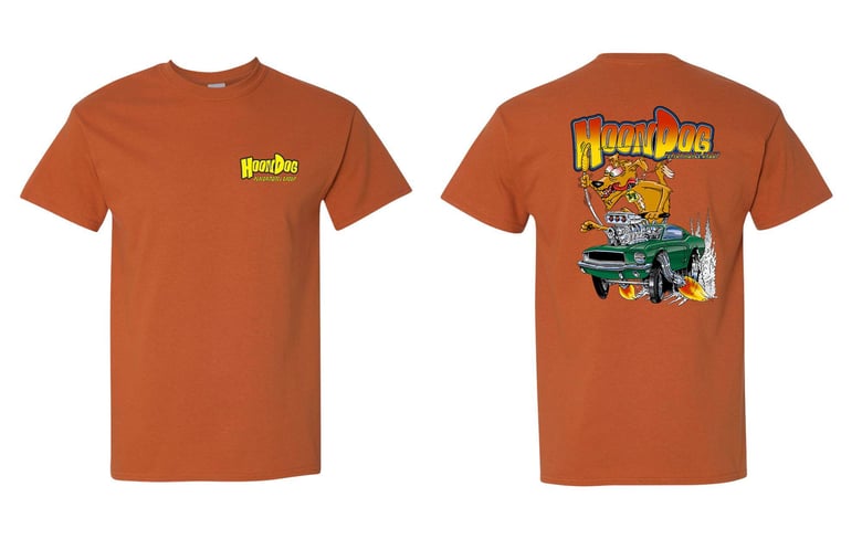 Image of Orange HoonDog T-Shirts
