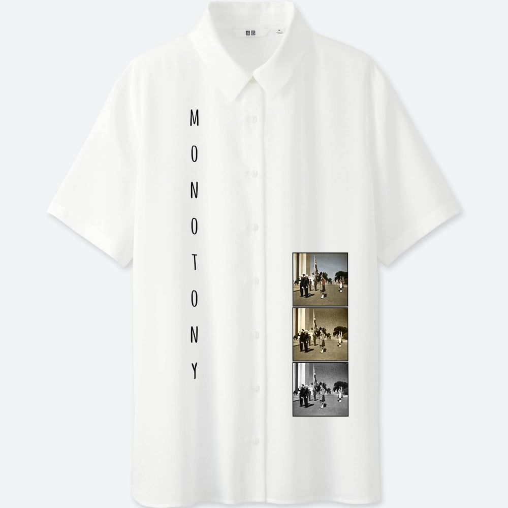 Image of Soldier Button-Up Shirt With Vertical Logo