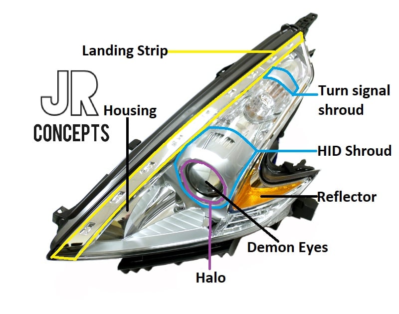 Image of JR Concepts Custom 370z Headlight Retrofit