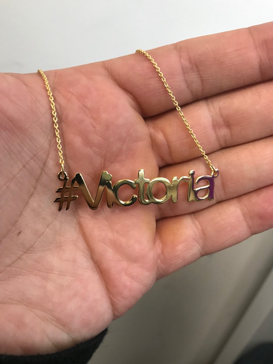 Hashtag name necklace JewelzByD