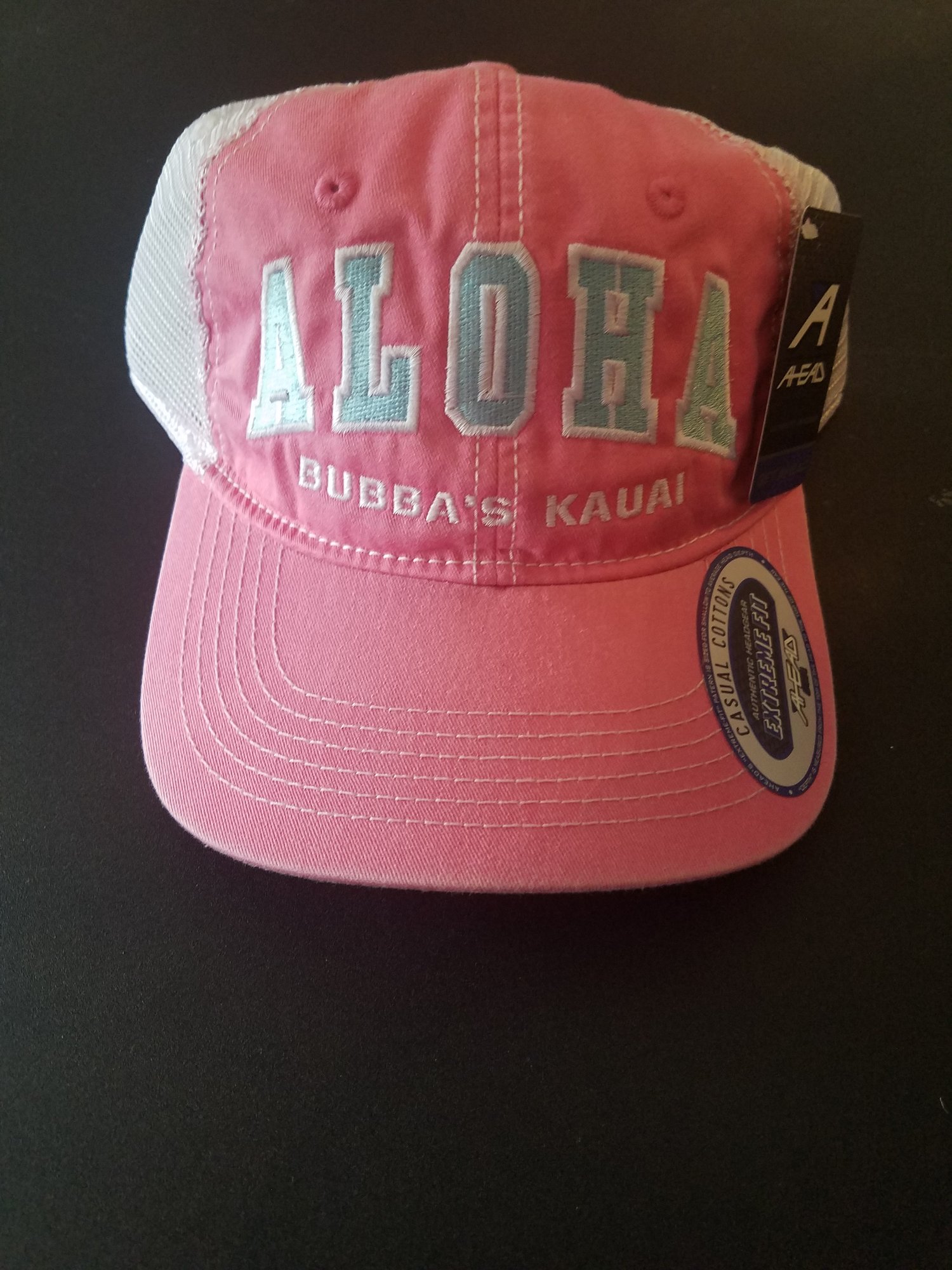 Image of Frosted pink Mesh Aloha Hat