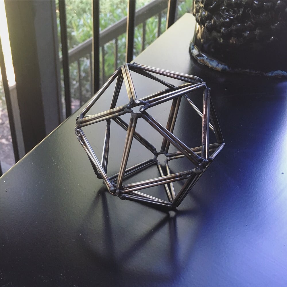 Image of Stainless Steel Icosahedron Ornament