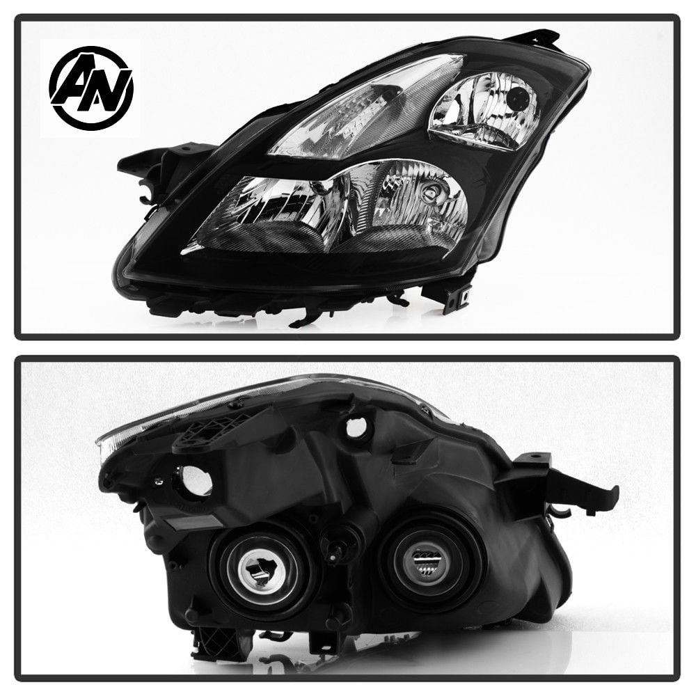 Image of (L32A) 07-09 ALTIMA Sedan Black Headlights w/ Smoke Reflector