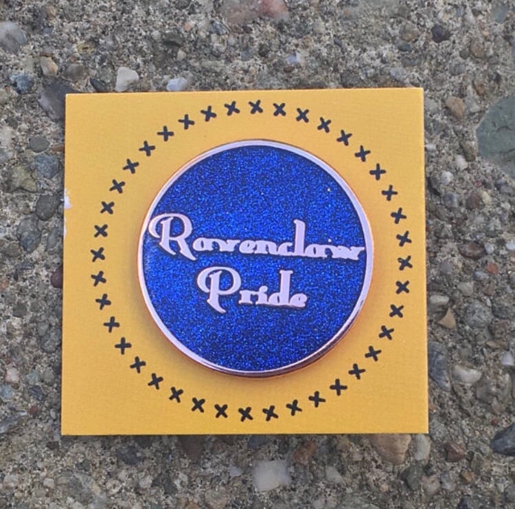 Image of Blue House Pride Pin