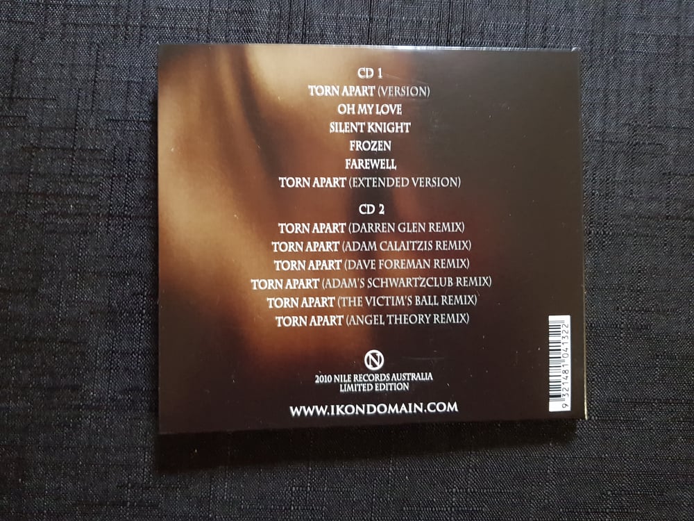 Image of Torn Apart 2CD single re-issue