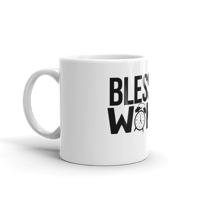 Image 2 of Blessed and Woke White Mug