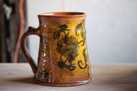 Image 2 of Summer bloom ceramic tankard 