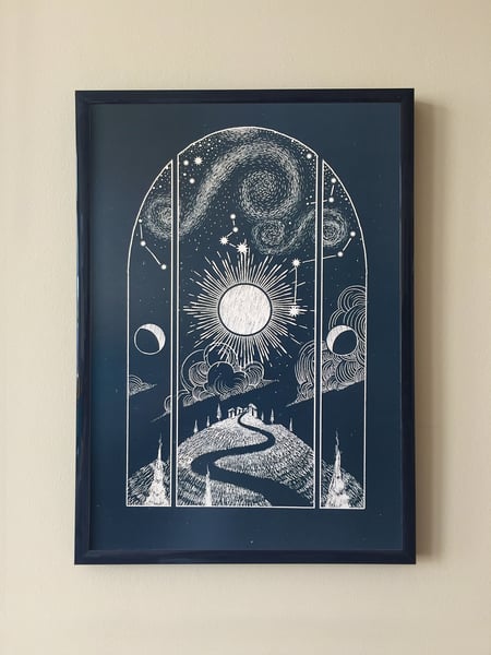 Image of 'Moons' Print