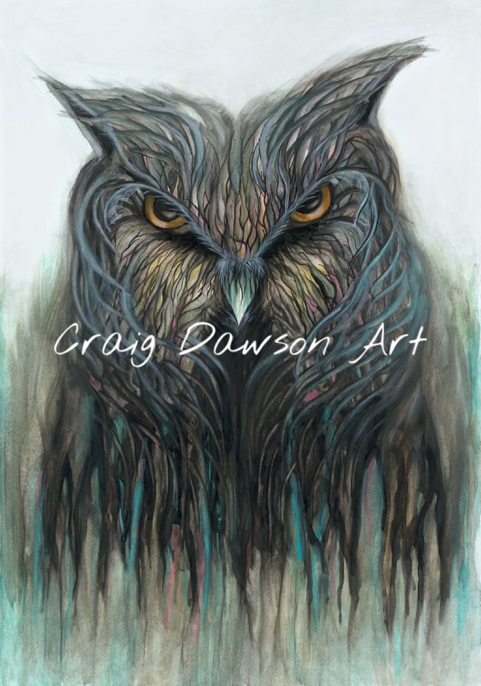Image of 'Night Flight' art print