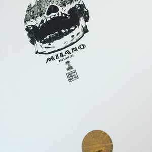 Image of Pearl Jam Milan 2018 official tour poster