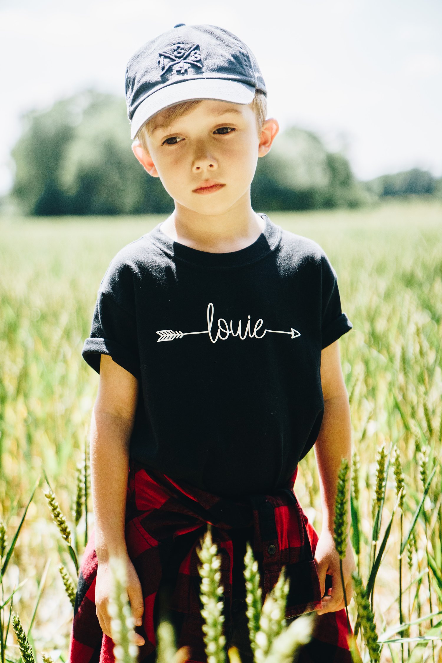 Image of Personalised Arrow Name Tee