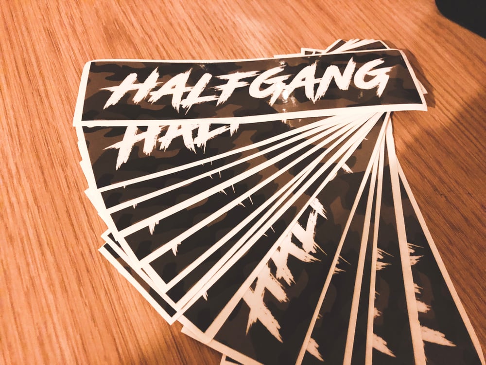 Image of Half Gang Camo Stickers