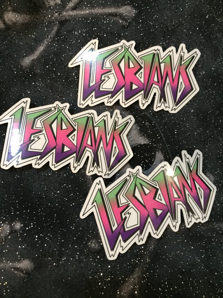 Image of Lesbians! The Sticker