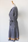 Image of SOLD Houndstooth And Flowers Versatile Dress